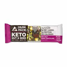 Packed with delicious ingredients with a nutritious twist. Munk Pack Keto Nut And Seed Bar