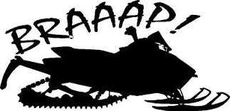 Snowmobile Braaap Vinyl Decal Adesivo Ski Doo Arctic Cat Yamaha Polaris Ebay