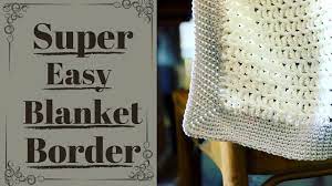 How To Crochet A Blanket Border The Single Crochet Blanket Border For Absolute Beginne Crochet Blanket Border Crochet For Beginners Blanket Blanket Borders