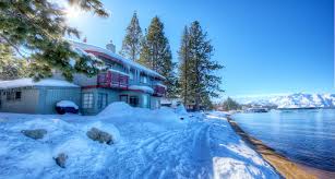 January is the month with the most snowfall in lake tahoe, california, with 45.9 (1166mm) of accumulated snow. Know Before You Go Tahoe South