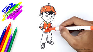 How to draw boboiboy cyclone from boboiboy galaxy coloring pages. Cara Menggambar Dan Mewarnai Gambar Kartun Boboiboy Youtube