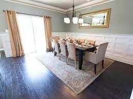 Wainscoting is a great way to make any room in your house look more elegant. Contemporary Green Dining Room With White Wainscoting Hgtv