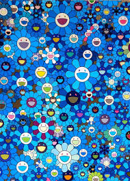 Takashi Murakami Flowers Blue Canvas Print Poster 24 X 36 Ebay Takashi Murakami Prints Takashi Murakami Art Takashi Murakami
