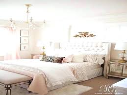 White and gold girl's bedroom features a walls clad in cabriole gold wallpaper lined with a white chest, worlds away hudson white lacquer and black and white powder room boasts walls painted black lined with a wisteria embossed bone flower mirror over a pedestal sink fitted with a gold. White Gold Bedroom Ideas Pink Black Rose Decor Innovative House N Decor