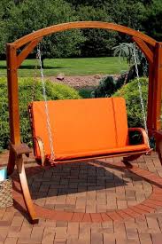 Patio swing canopy replacement top cover, outdoor block sun shade patio swing hammock waterproof top cover for outdoor porch patio garden yard pool seat (beige) $18.65. Sunnydaze Deluxe 2 Person Wooden Patio Swing With Burnt Orange Cushions For Patio Deck Or Yard Patio Seating Patio Lawn Garden Rayvoltbike Com