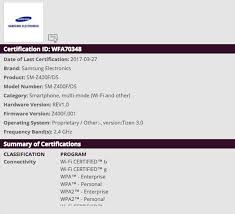 Samsung Z4 Is Now Wifi Certified Wifi Samsung Technology