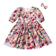 Costumes & dress up : Floral Sweet Girls Dresses Crew Neck Autumn Kids Clothes With Head Clip Pocket Design Children Daily Wears Size 0 12y Buy Kids Dress Up Clothes Rack Arabic Grils Clothes Dress Design Australian