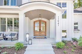 Maybe you would like to learn more about one of these? Wood Double Doors Create Warm Contrast On Elegant Home Pella