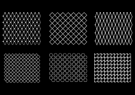 Free Fish Net Pattern Vector Pattern Fishnet Vector