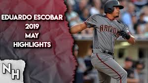 In 2014, escobar had his best season yet with a.275 batting average, along with hitting 6 home runs and 37 rbi in 133 games. Eduardo Escobar 2019 May Highlights Youtube