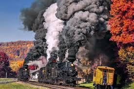 Cass scenic railroad state park operates along the same rails brought to the area in 1901 to service west virginia pulp and paper's company town to haul lumber, product, and services to and from the. Fall Comes To Cass Scenic Railroad Digital Art By Mary Almond