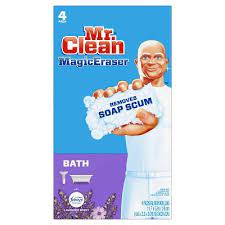 The pad was surprisingly clean. Mr Clean Magic Eraser Bath With Febreze Lavender Scent 4ct Target