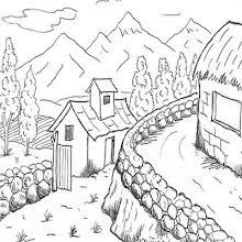Dengan belajar mewarnai untuk anak anda ini sudah tentu akan mengajarkan anak. Mewarnai Sketsa Gambar Pemandangan Alam Terbaru Kataucap