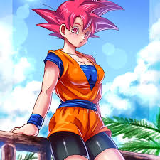 Goku Version Femenina Ssj Dios Anime Dragon Ball Super Dragon Ball Artwork Dragon Ball