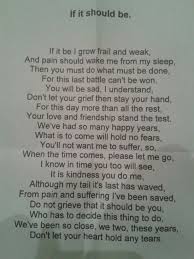 Vet Sends Heartbreaking Poem To Owner Of Dog Put To Sleep Putting Dog To Sleep Pet Poems Pet Scrapbook