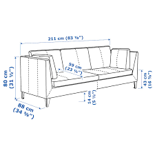 Dressed in soft velvet, extra deep and wonderfully spacious. Stockholm Three Seat Sofa Seglora Natural Ikea
