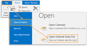 How to open data file. How To Open A Pst File In Outlook Intermedia Knowledge Base