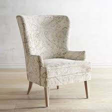 A Graceful Wing Chair In Search Of A Cozy Corner Asher Is All About Classic Lines Mid Century Modern Upholstered Chairs Arm Chairs Living Room Accent Chairs