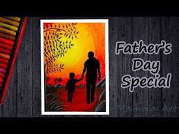 Fathers Day Easy Drawing Father S Day Special Drawing For Beginners With Oil Pastels Step By Step Youtube Easy Drawings Oil Pastel Father S Day Drawings