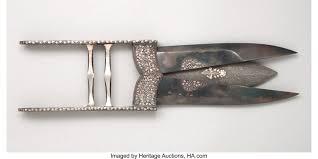 Günümüzde dünyanın en zengin ülkeleri arasında yer alan katar, petrol ve doğalgazın henüz bulunmadığı 20. Silver Mounted Indo Persian Scissors Katar Military Patriotic Lot 12 Heritage Auctions