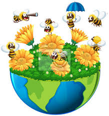 „er tut keiner fliege etwas zuleide. Bienen Fliegen Im Garten Auf Der Erde Wandposter Poster Schone Wespe Flugel Myloview De