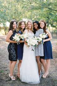January 14th Bridesmaid Mismatched Bridesmaid Dresses Blue Bridesmaid Dresses