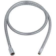 Repairing a grohe kitchen faucet leaking at handle. Metal Hose