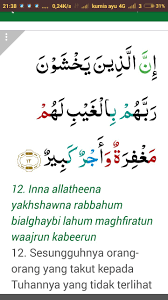 Maha berkat (serta maha tinggilah kelebihan) tuhan yang menguasai pemerintahan (dunia dan akhirat); Contoh Bacaan Ikfa Syafawi Di Surat Al Mulk Brainly Co Id
