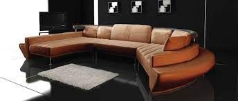 Not Sure How Comfy But Love The Design Rundes Sofa Ledersofa Sofa Couch
