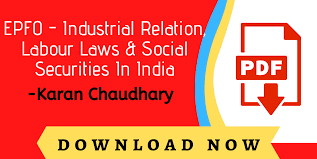 Check spelling or type a new query. Pdf Epfo Industrial Relation Labour Laws Social Securities In India Chaudhary S Publication Coachingnotes In