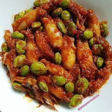 Resep Masakan Balado Cumi Asin Dengan Petai Resep Masakan Masakan Resep Makanan