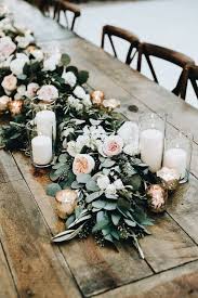 Wedding Decor Wedding Table Garland Flower Garland Wedding Wedding Table