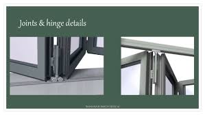 Gates can be produced and assembled up to a height of more than 12 meters (40 ft.). Aluminium Sliding Folding Doors