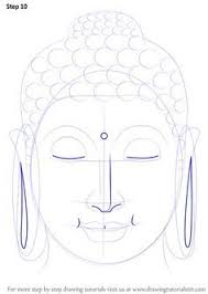 Learn How To Draw Buddha Face Buddhism Step By Step Drawing Tutorials Buddha Art Drawing Buddha Art Painting Buddha Drawing