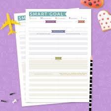 It can be downloaded as a printable pdf file. Printable Smart Goal Templates Download Pdf