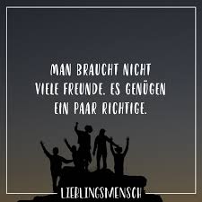 Man Braucht Nicht Viele Freunde Es Genügen Ein Paar