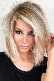 Make no mistake that your hair's specific that's why we thought we'd share a few of our favorite hairstyles from celebs who share the very same medium and thick hair type. Thick Hair Shoulder Length Blonde Bob Novocom Top