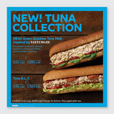 Check out the tuna sandwich nutritional information, and don't forget you can toast it and add cheese to make a tuna melt! Subway Designed A New Tuna Sandwich With Tastemade