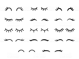 Vector Unicorn Eyelashes Cartoon Animal Eyes Closed Woman Eyes Eye Illustration Unicorn Eyes Unicorn Drawing