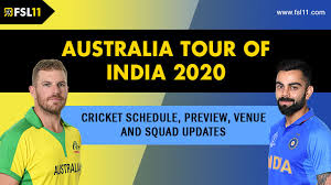 Get upcoming india cricket team 2021 schedule, to get full icc t20 world cup indian team cricket india cricket schedule 2021 with fixtures and upcoming t20i, odi, test cricket matches of india for. Australia Tour Of India 2020 Match Details Schedule Time Table Venue And Squad Updates