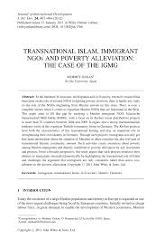 Peranan kerajaan, masyarakat serta ngo dalam membantu mengukuhkan hubungan etnik di malaysia nor shuhada binti che peranan kerajaan penubuhan jabatan perpaduan negara dan integrasi nasional memperkasakan sekolah kebangsaan sekolah. Pdf Transnational Islam Immigrant Ngos And Poverty Alleviation The Case Of The Igmg