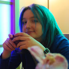 female mathematicians with teal hair