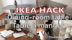 Istockphoto.com the kitchen table is the hub of the home, serving as a. Diy Ikea Hack Table A Manger Dining Room Table Youtube