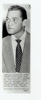 1953 Press Photo Hollywood Film actor Alan Curtis