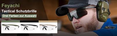 Feyachi Shooting glasses with 3 interchangeable lenses, safety glasses,  impact-resistant eye protection, UV-400 protection, black : Amazon.nl: DIY  & Tools