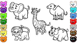 We need to color it according to its requirement. Maxresdefault African Animals Coloring Pages For Children Youtube Sheet Marvelous Kids Photo Ideas Online Approachingtheelephant