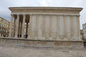 Reproduced the roman temple maison carree located in nimes, france. No 2977 Thomas Jefferson And The Maison Carree