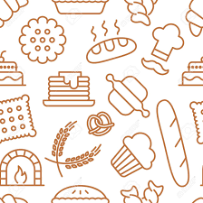 Unique Fresh Bakery Pattern. Seamless Vector Background. Royalty Free Cliparts, Vectors, And Stock Illustration. Image 82249291.