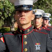 Petty Officer 2nd Class Alex Lada, the senior line