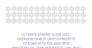 No crypto staking list is complete without xtz or tezos. Ultimate Staking Guide 2021 Overview Of Best Crypto Projects To Stake With Pos And Dpos Profitability User Experience Low Risk Cryptocurrency